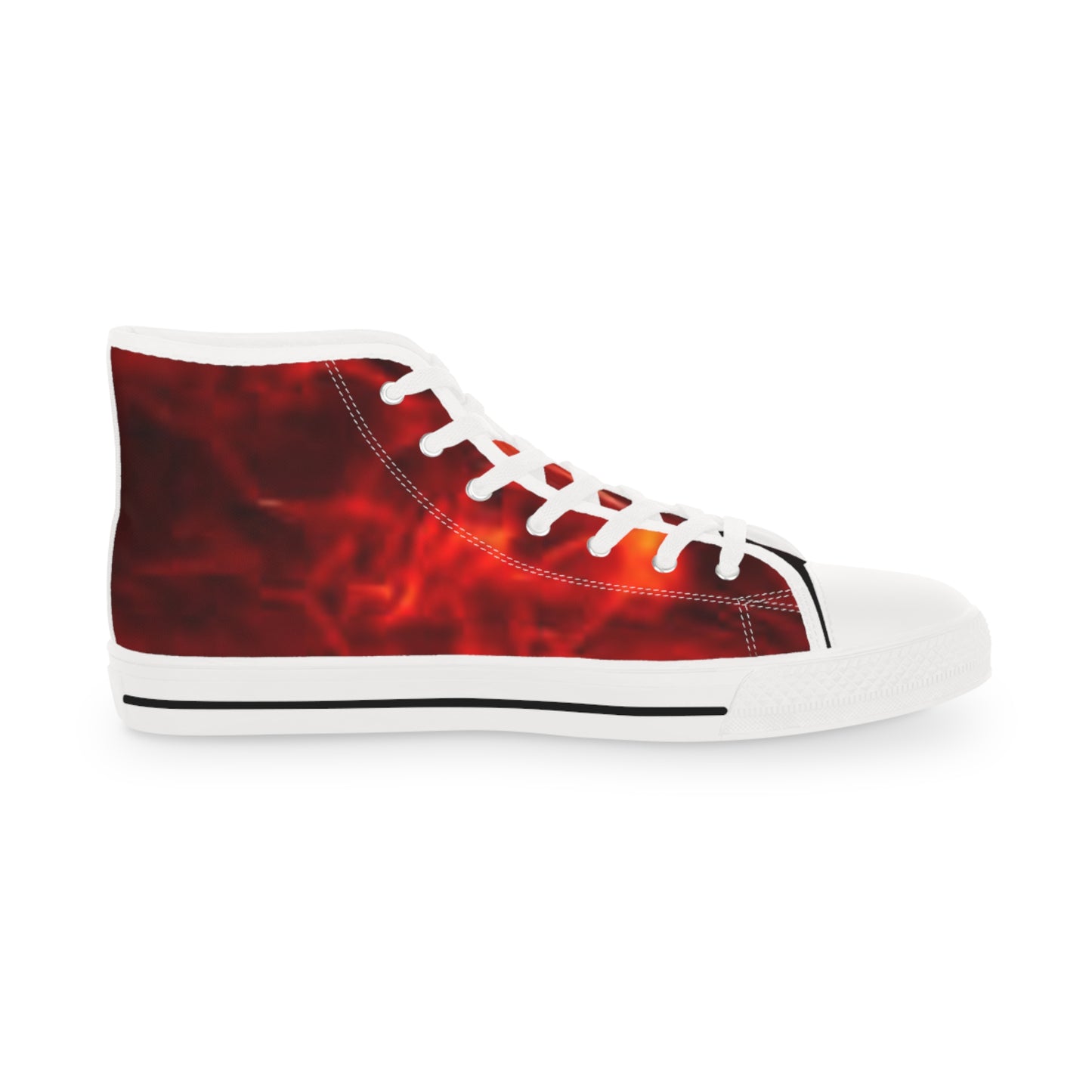 Red Flame High Top - Men's High Top Sneakers