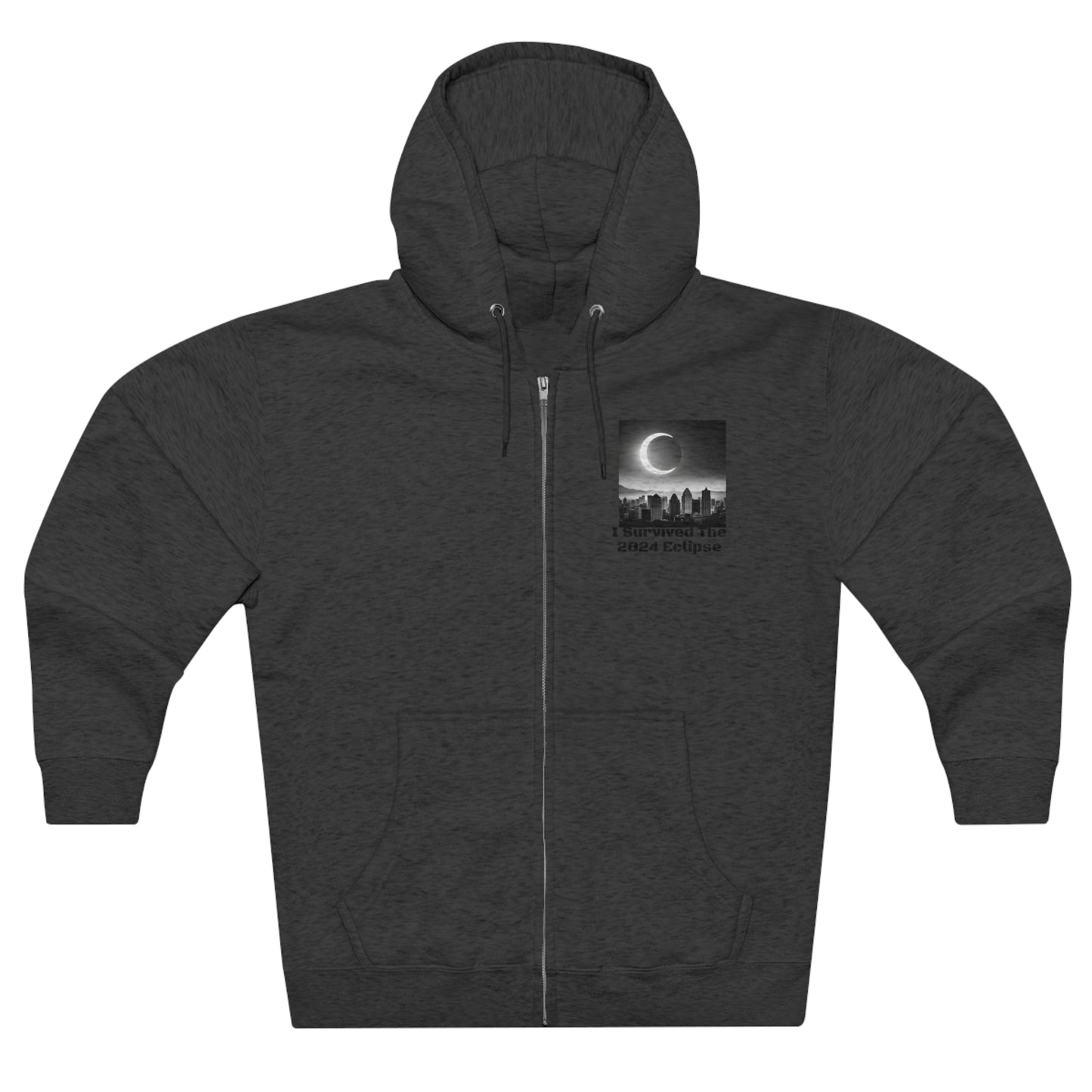 I Survived the 2024 Eclipse Unisex Zip Hoodie