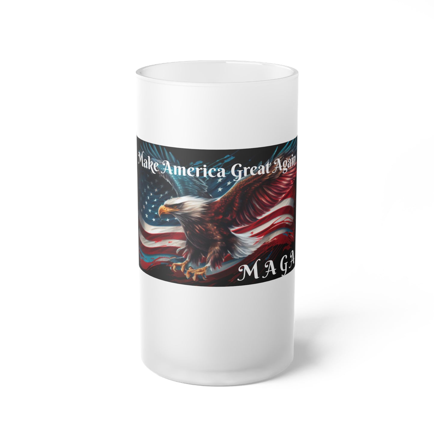 Make America Great Again - Frosted Glass Beer Mug