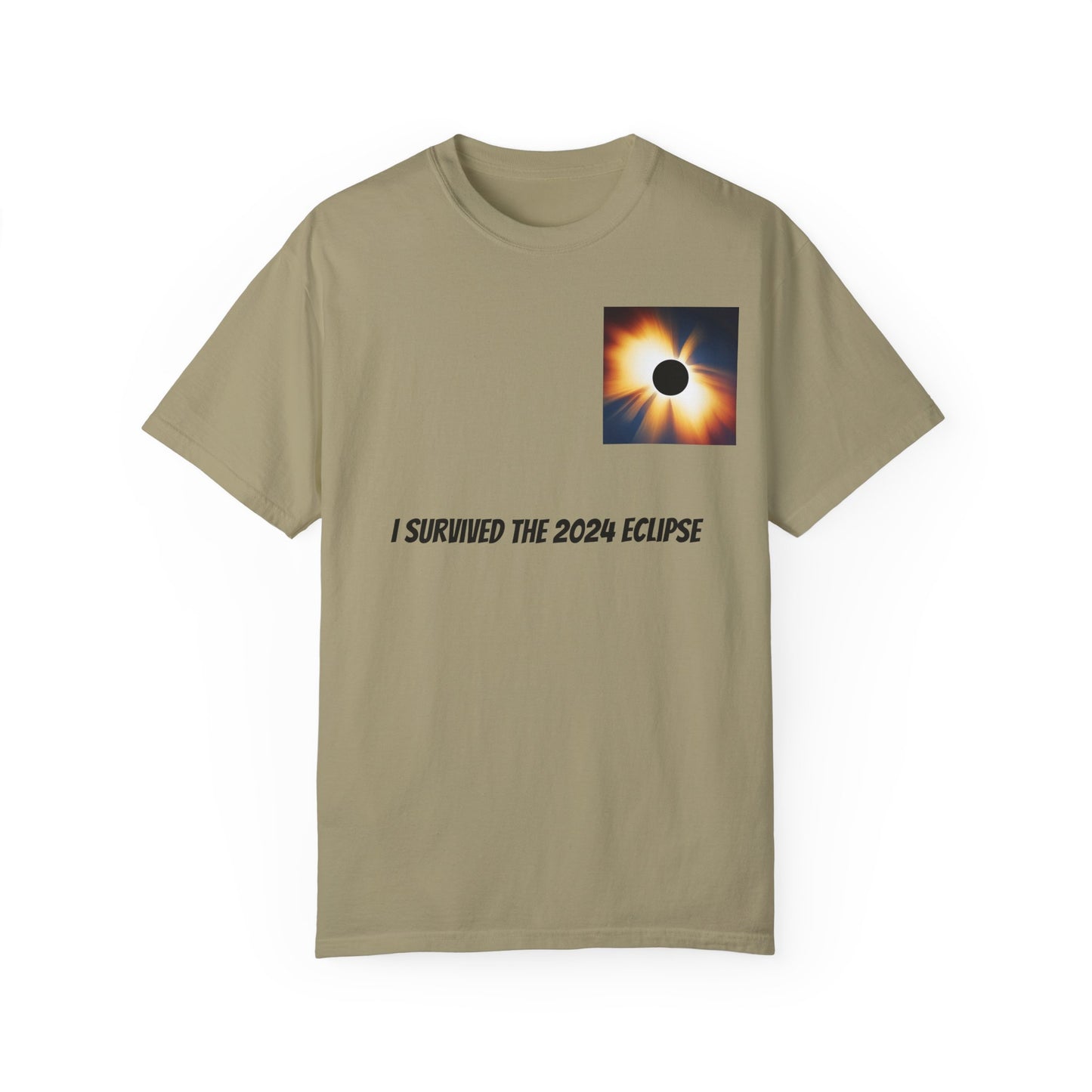 I Survived the 2024 Eclipse Unisex Garment-Dyed T-shirt