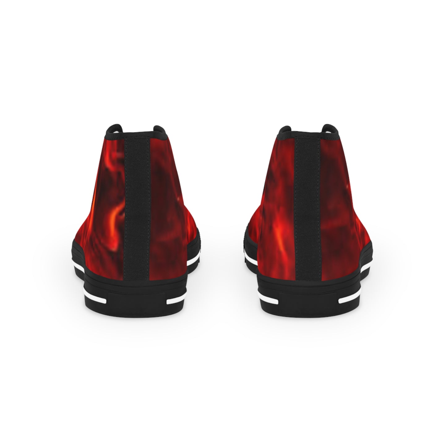 Red Flame High Top - Men's High Top Sneakers