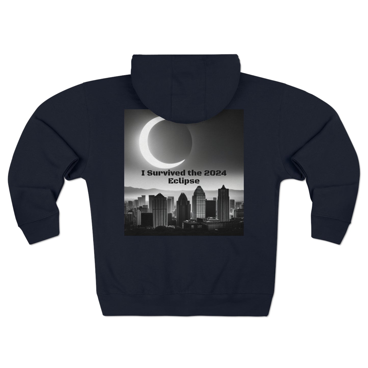 I Survived the 2024 Eclipse Unisex Zip Hoodie