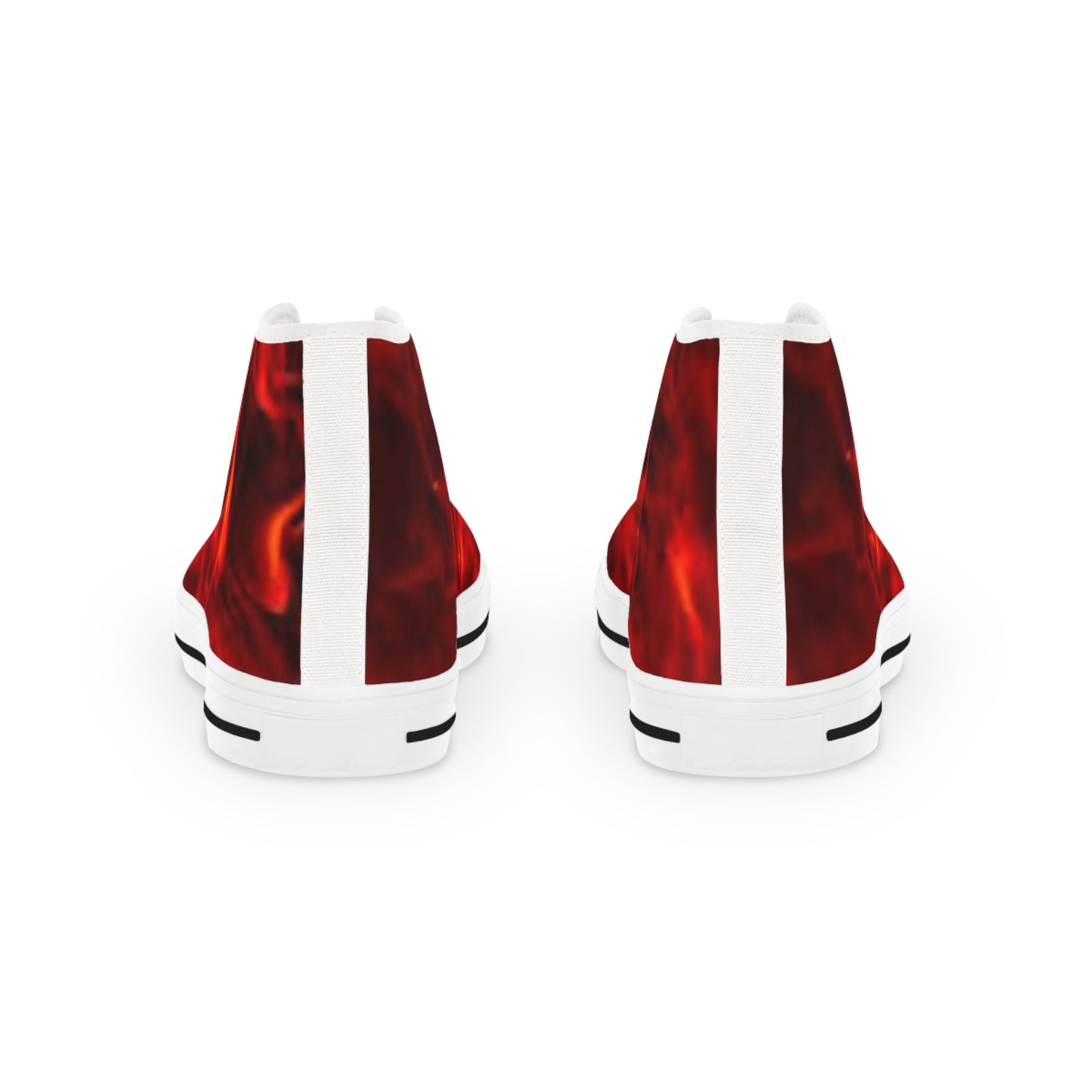 Red Flame High Top - Men's High Top Sneakers