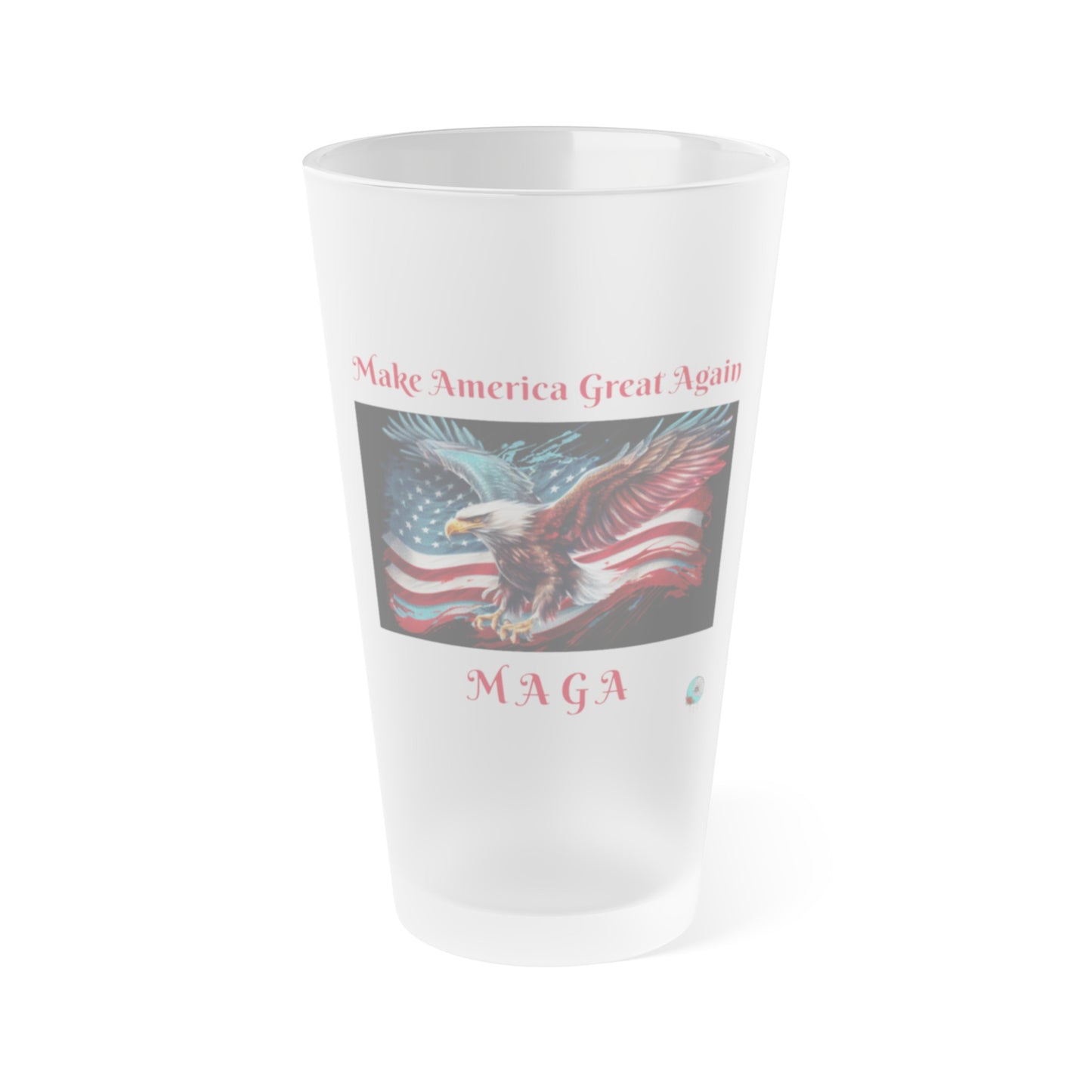 Make America Great Again - Frosted Pint Glass, 16oz