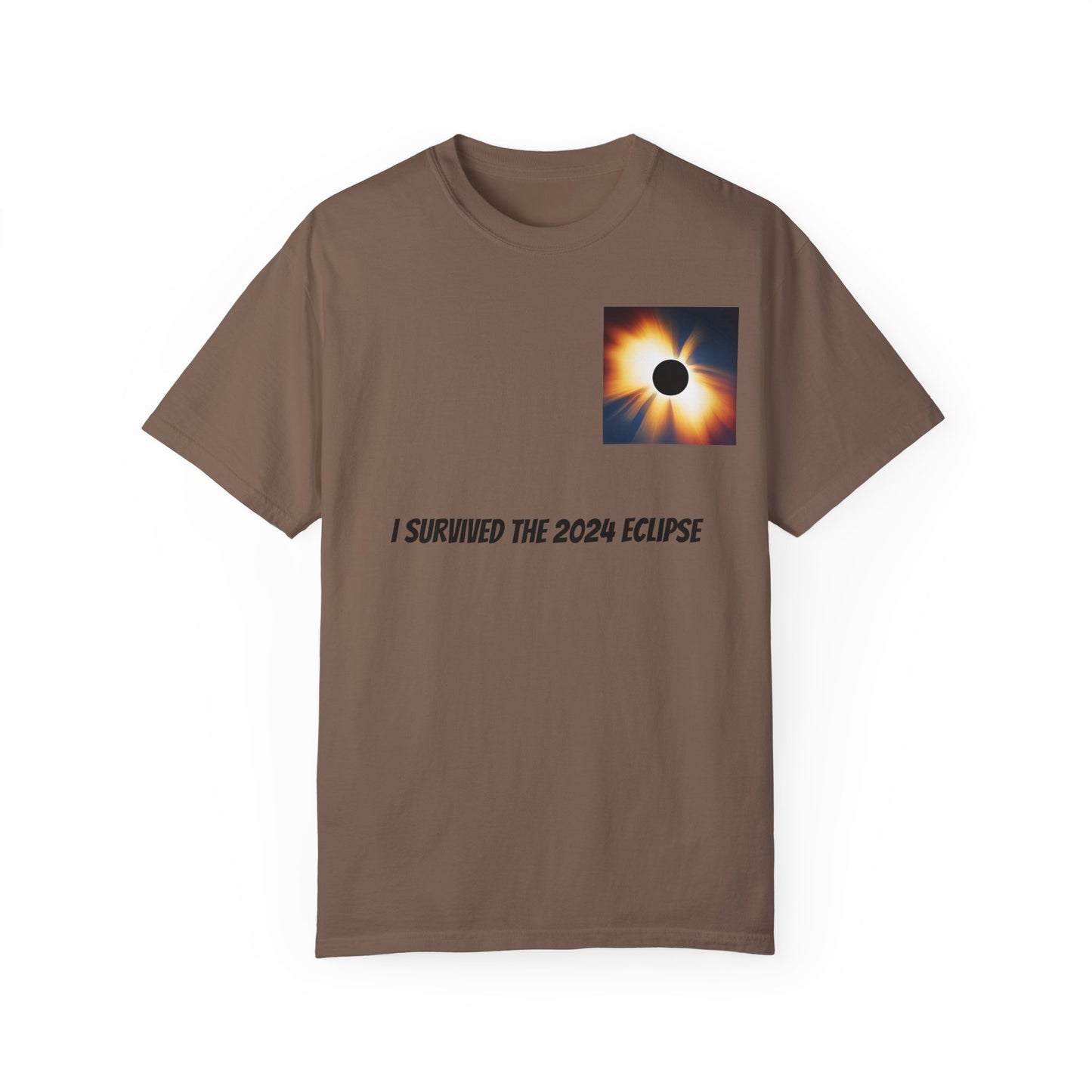 I Survived the 2024 Eclipse Unisex Garment-Dyed T-shirt