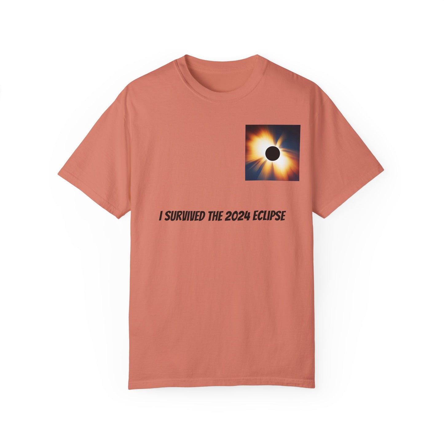 I Survived the 2024 Eclipse Unisex Garment-Dyed T-shirt