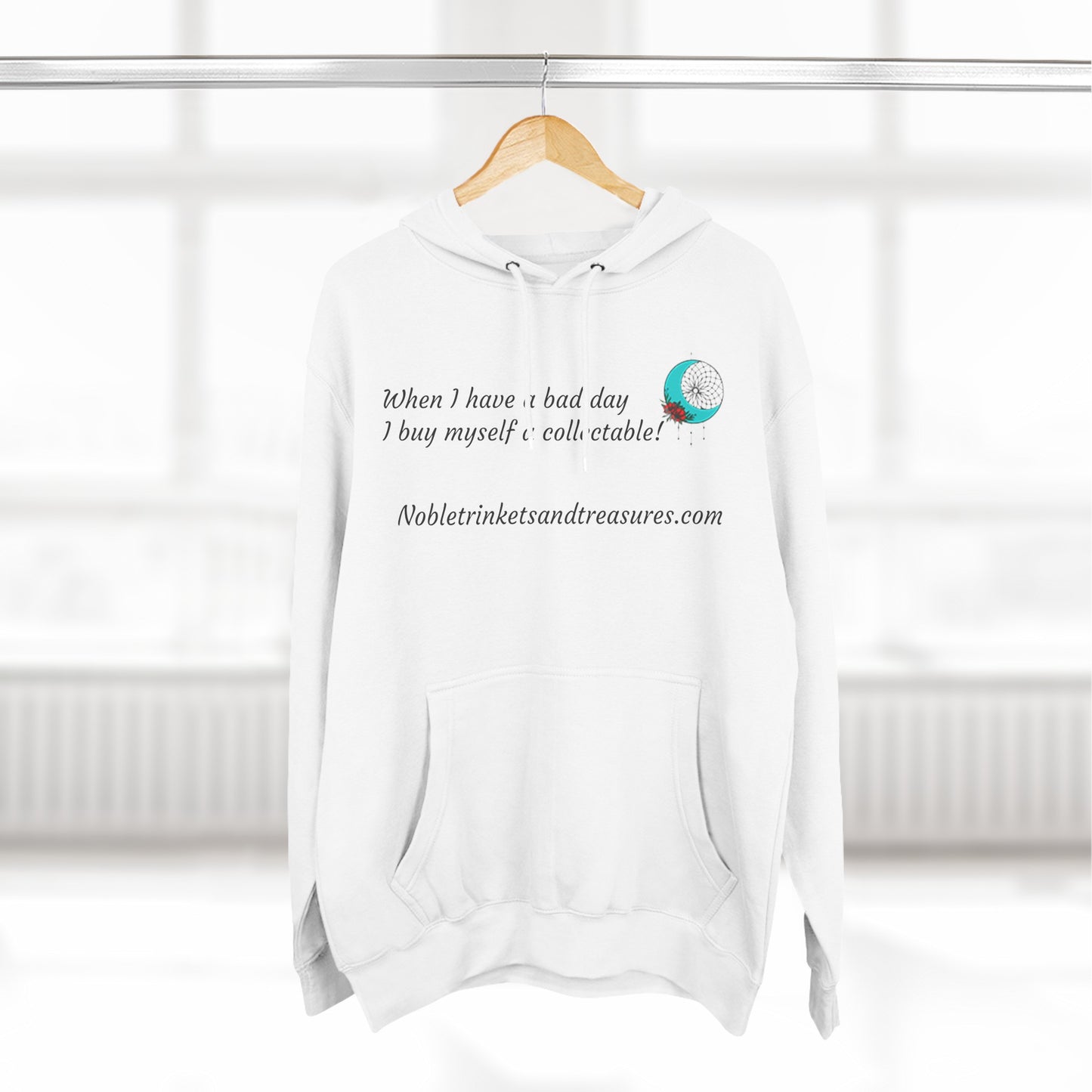 When I Have a Bad Day Three-Panel Fleece Hoodie