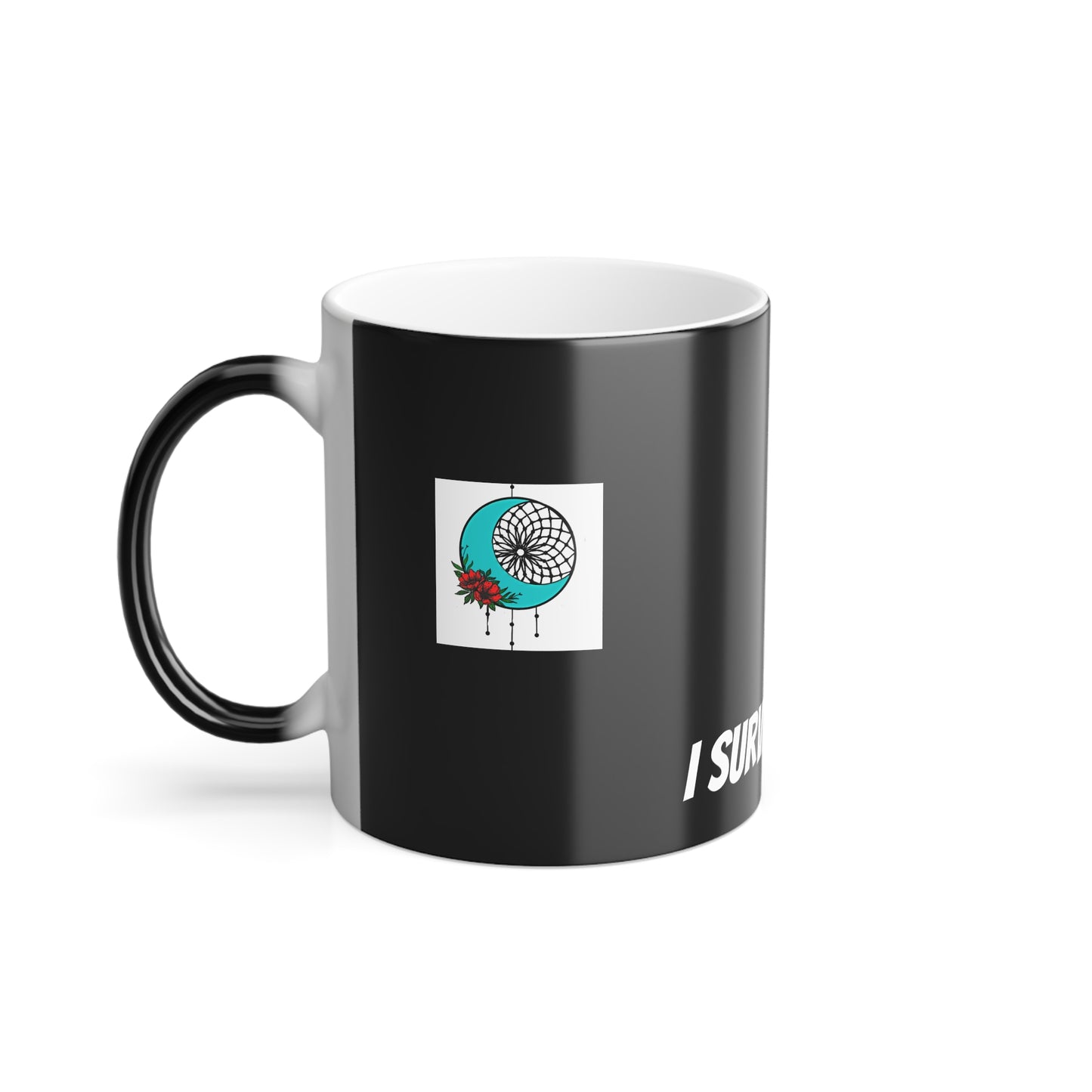 I Survived the 2024 Eclipse Color Morphing Mug, 11oz