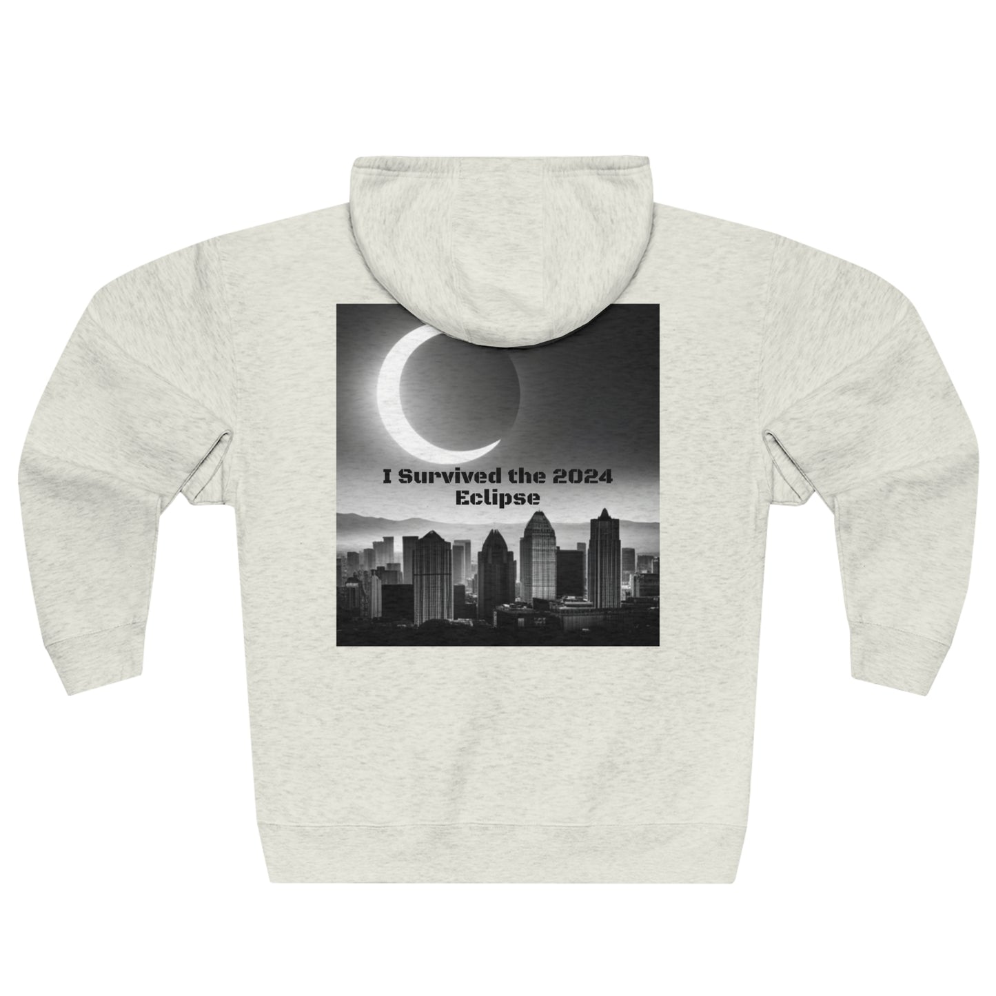 I Survived the 2024 Eclipse Unisex Zip Hoodie