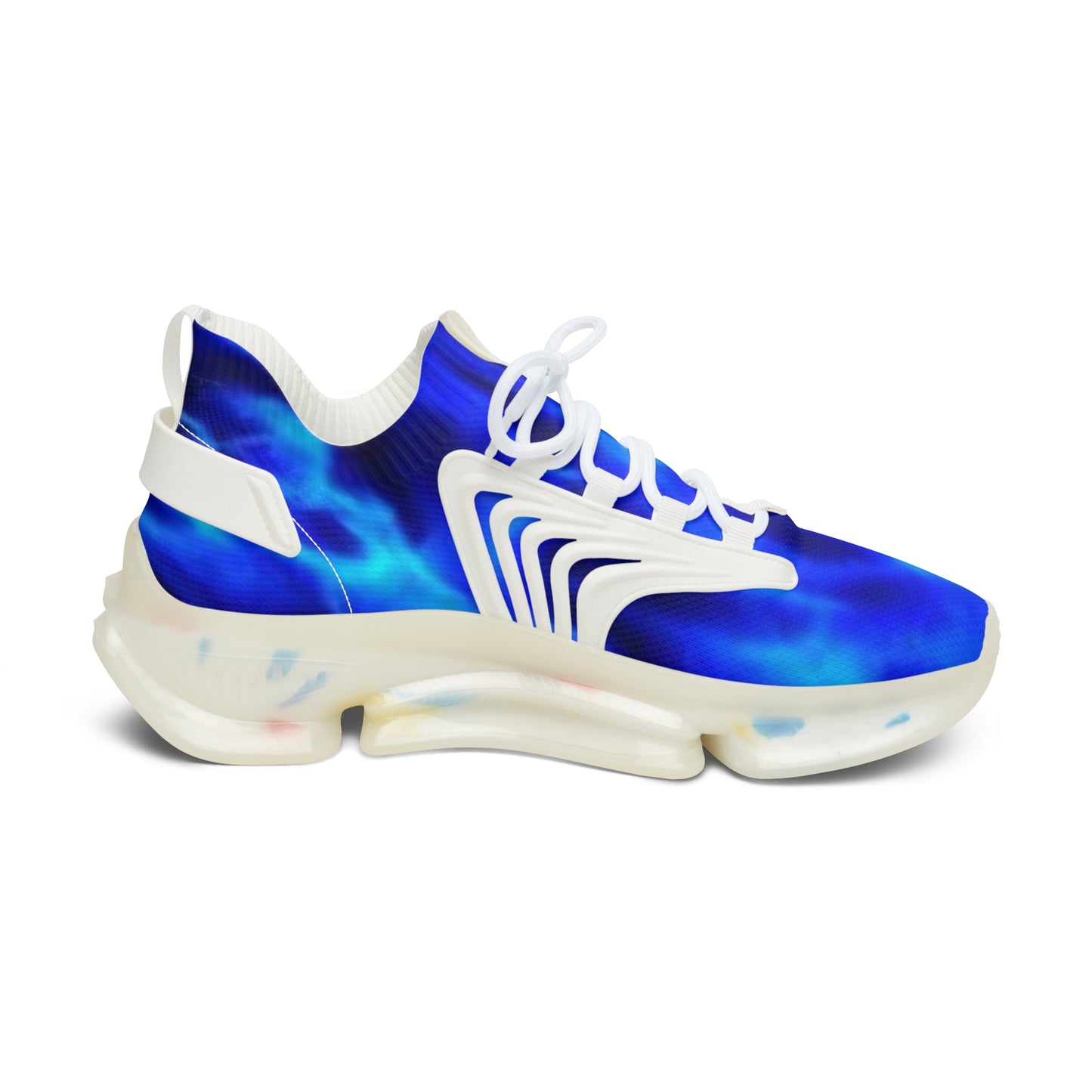 Blue Flame = Women's Mesh Sneakers