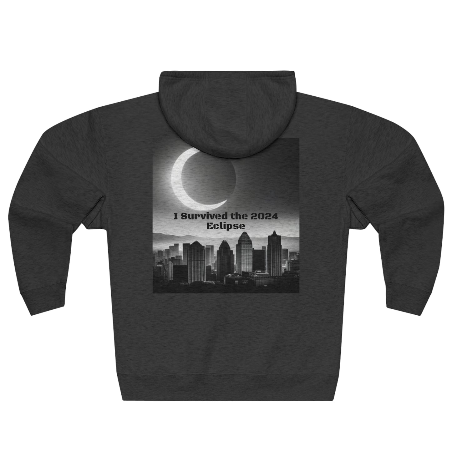 I Survived the 2024 Eclipse Unisex Zip Hoodie