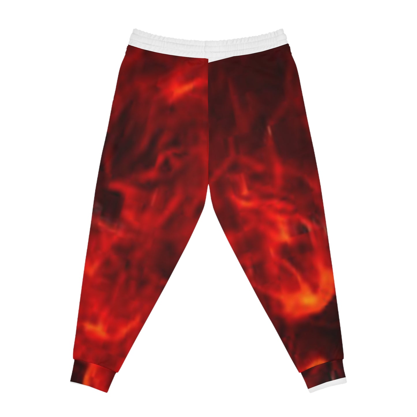 Red Flame Unisex - Athletic Joggers (AOP)