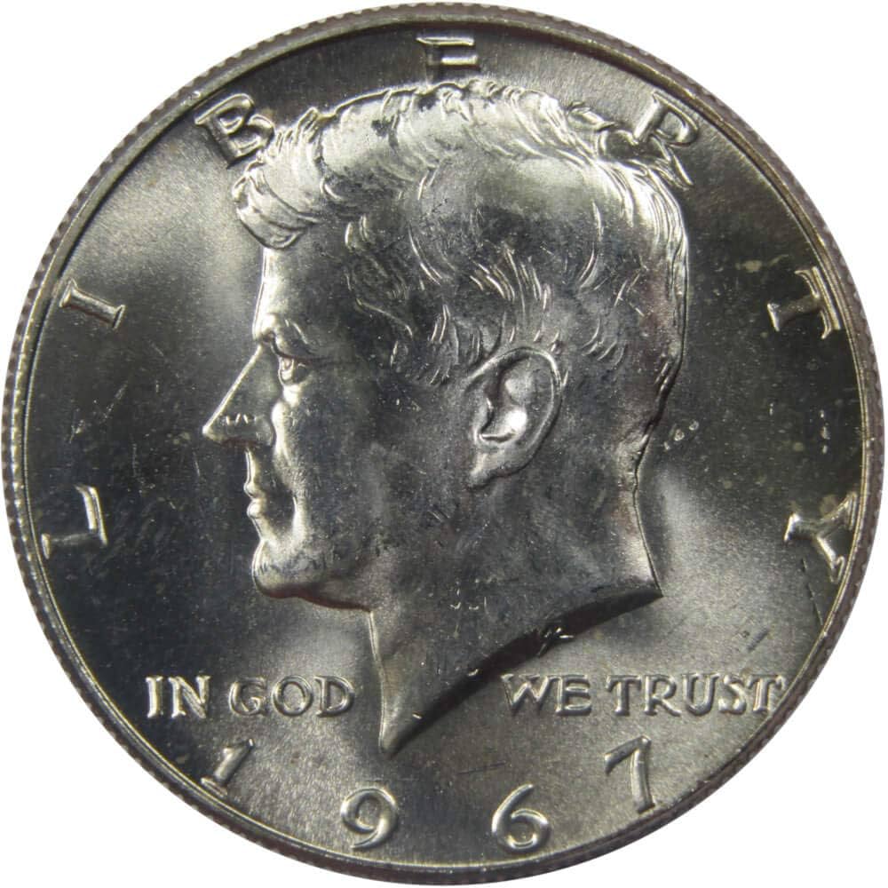 1967 Adverse Strike Kennedy Half Dollar