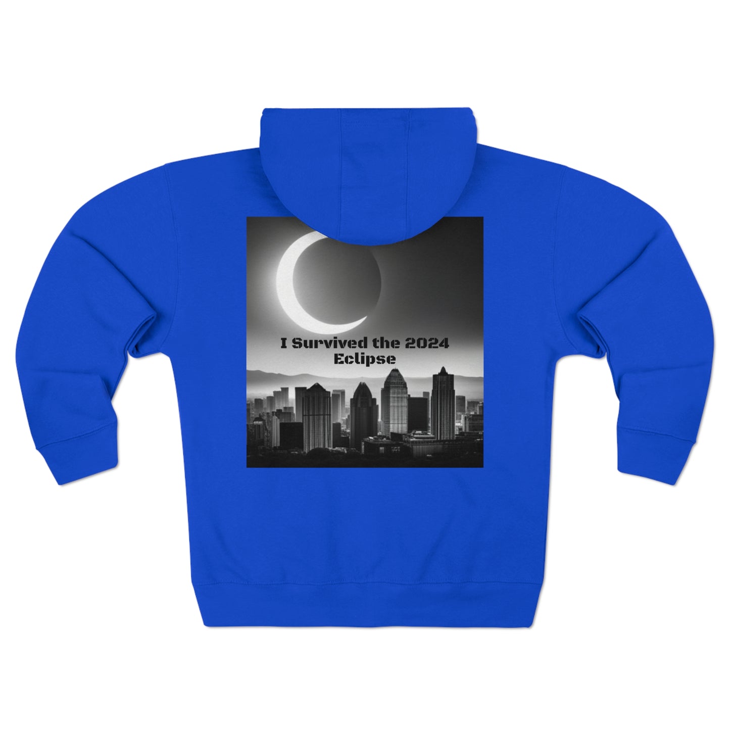 I Survived the 2024 Eclipse Unisex Zip Hoodie