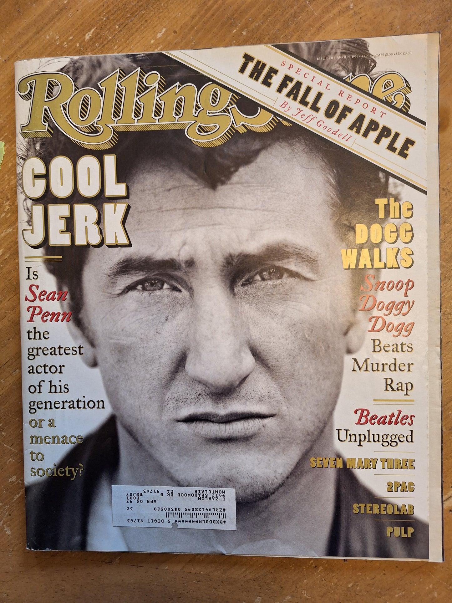 Used, Rolling Stone Magazine, Issue 731, April 4, 1996