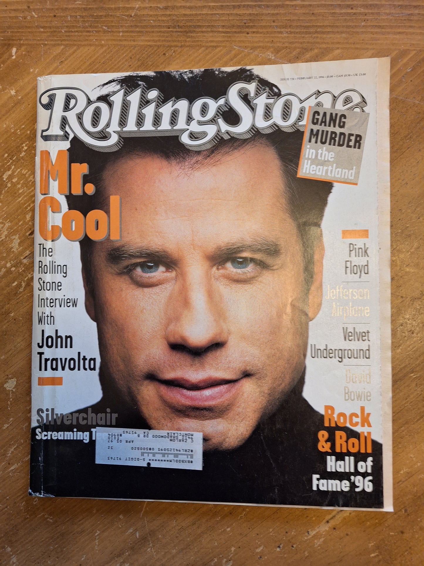 Used, Rolling Stone Magazine, Issue 728, February 22, 1996