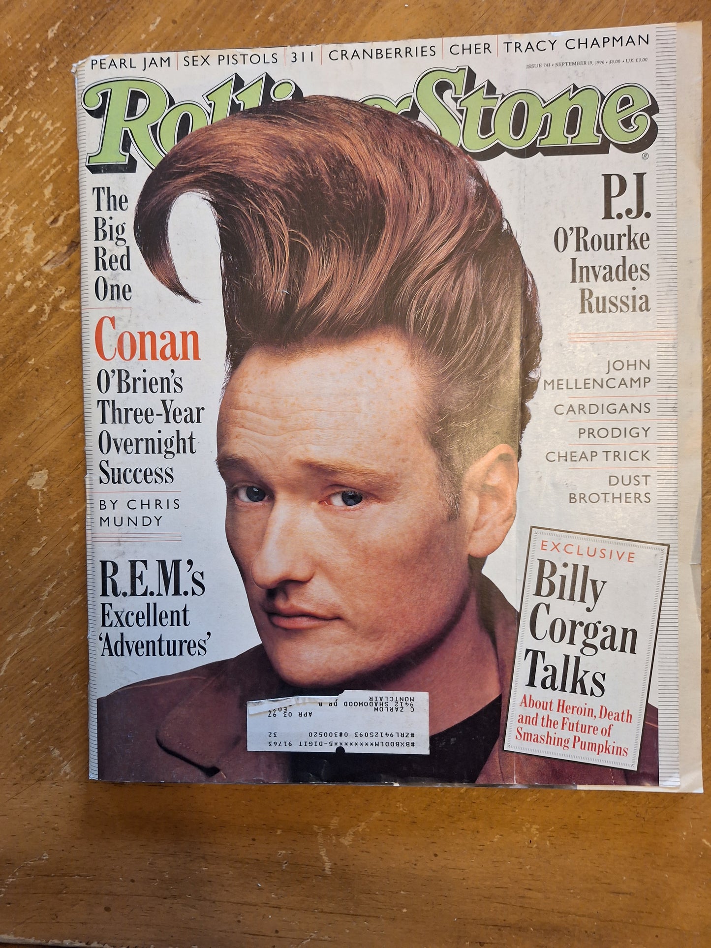 Used, Rolling Stone Magazine, Issue 743, September 19, 1996