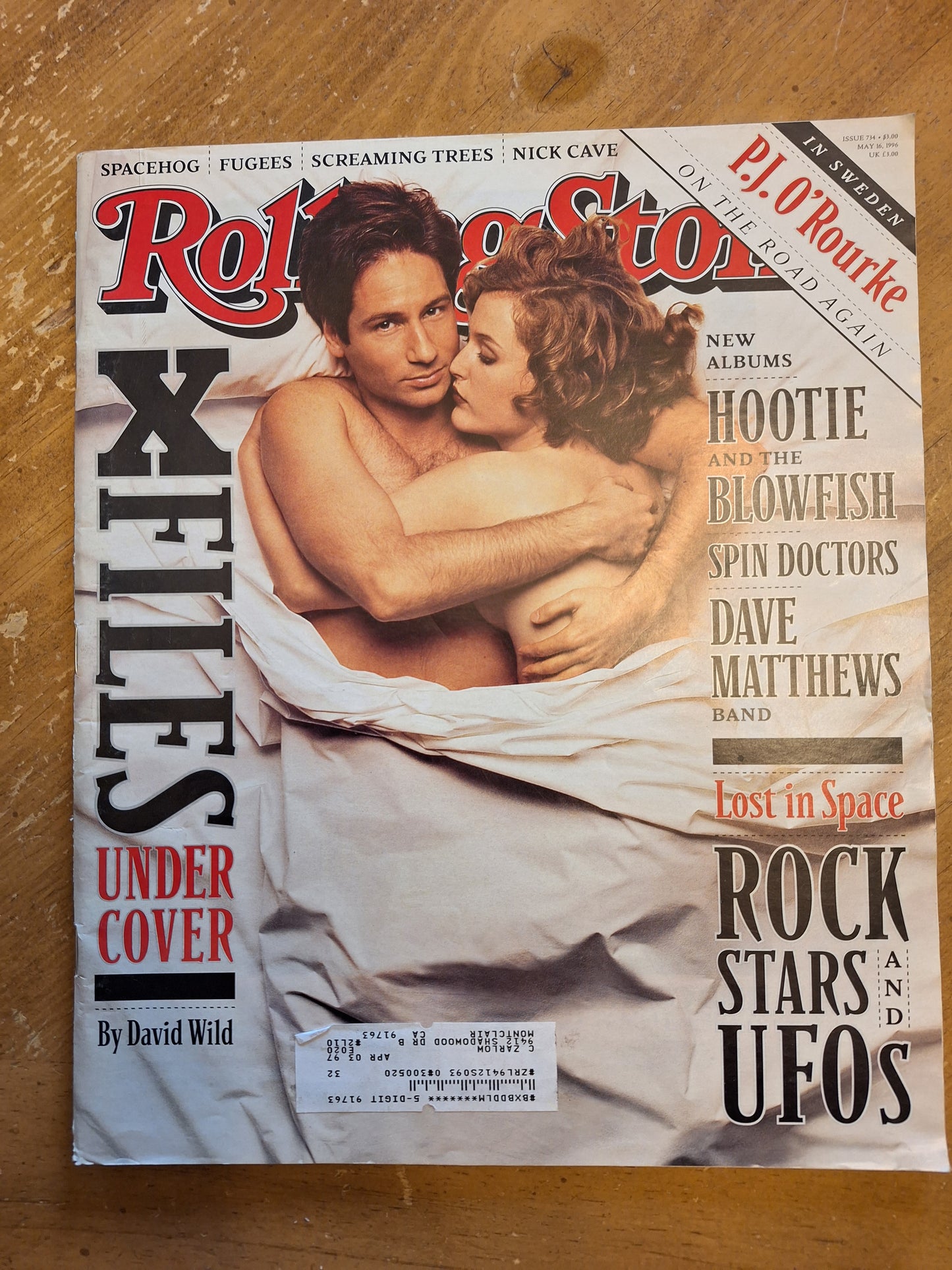 Used, Rolling Stone Magazine, Issue 734, May 16, 1996