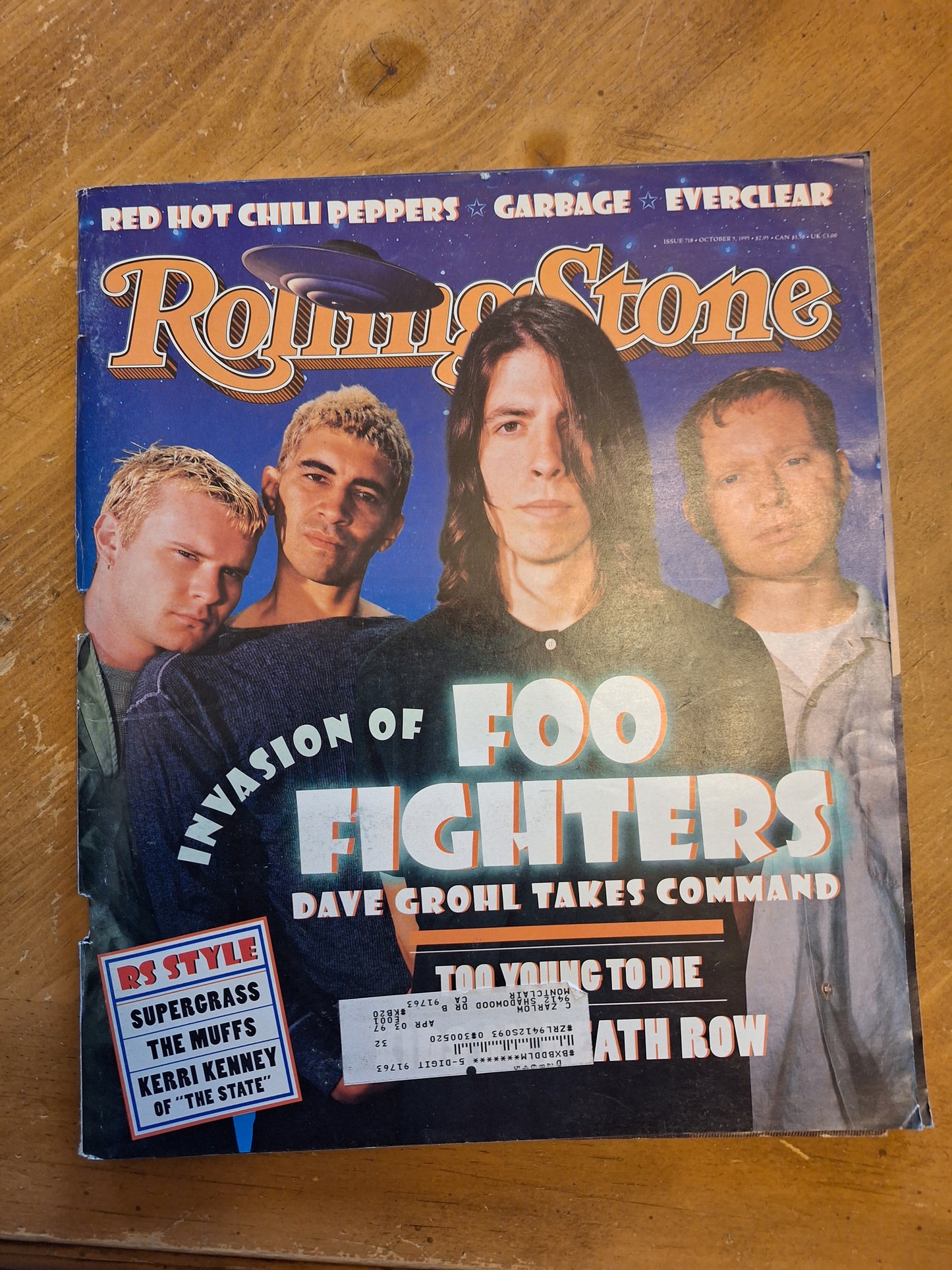 Used, Rolling Stone Magazine, Issue 718, October 5, 1995