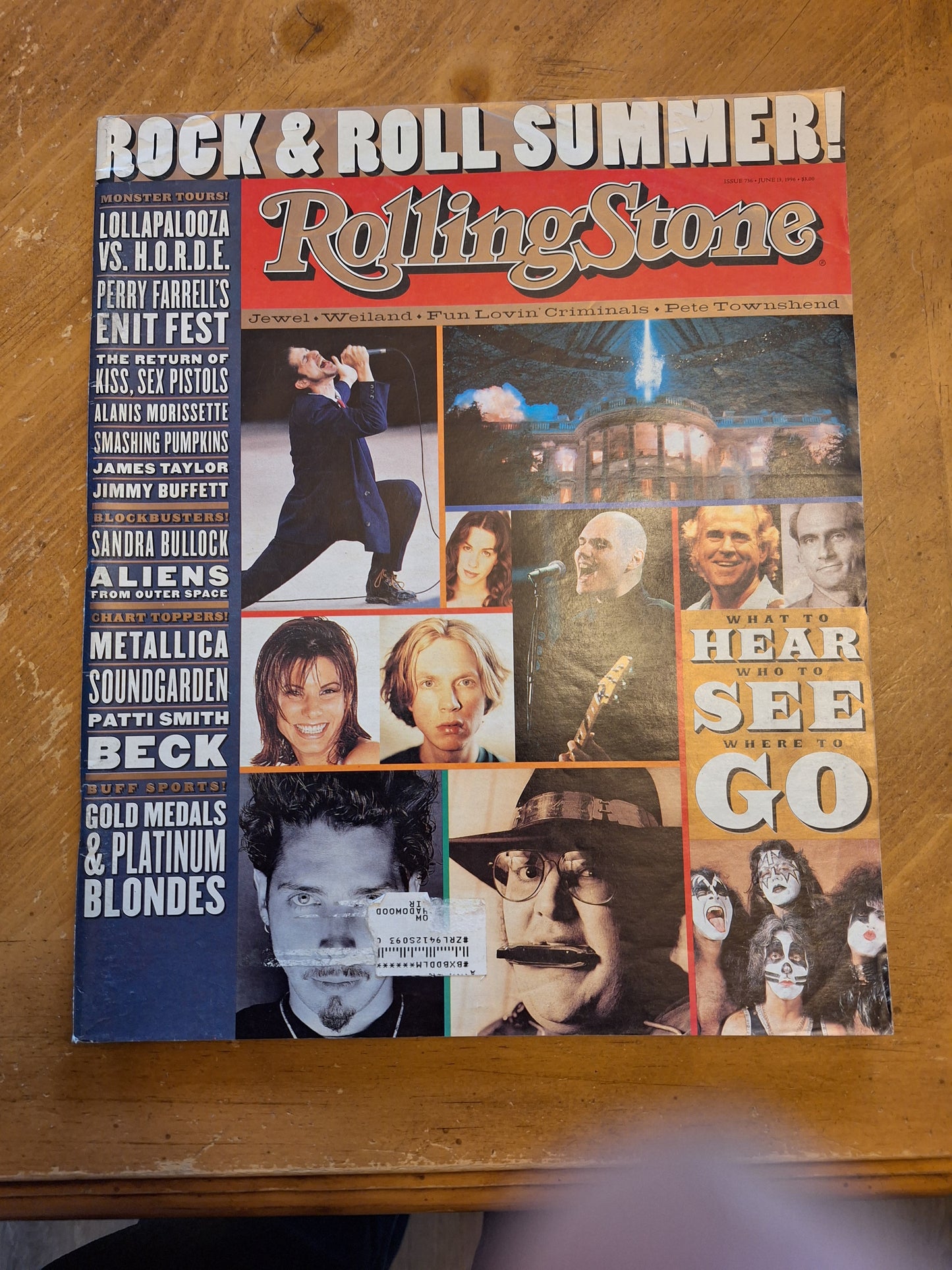 Used, Rolling Stone Magazine, Issue 736, June 13, 1996