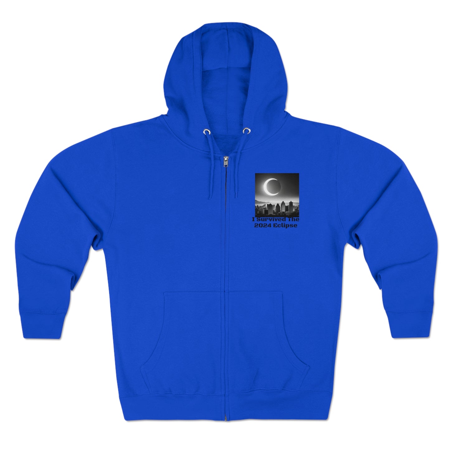 I Survived the 2024 Eclipse Unisex Zip Hoodie