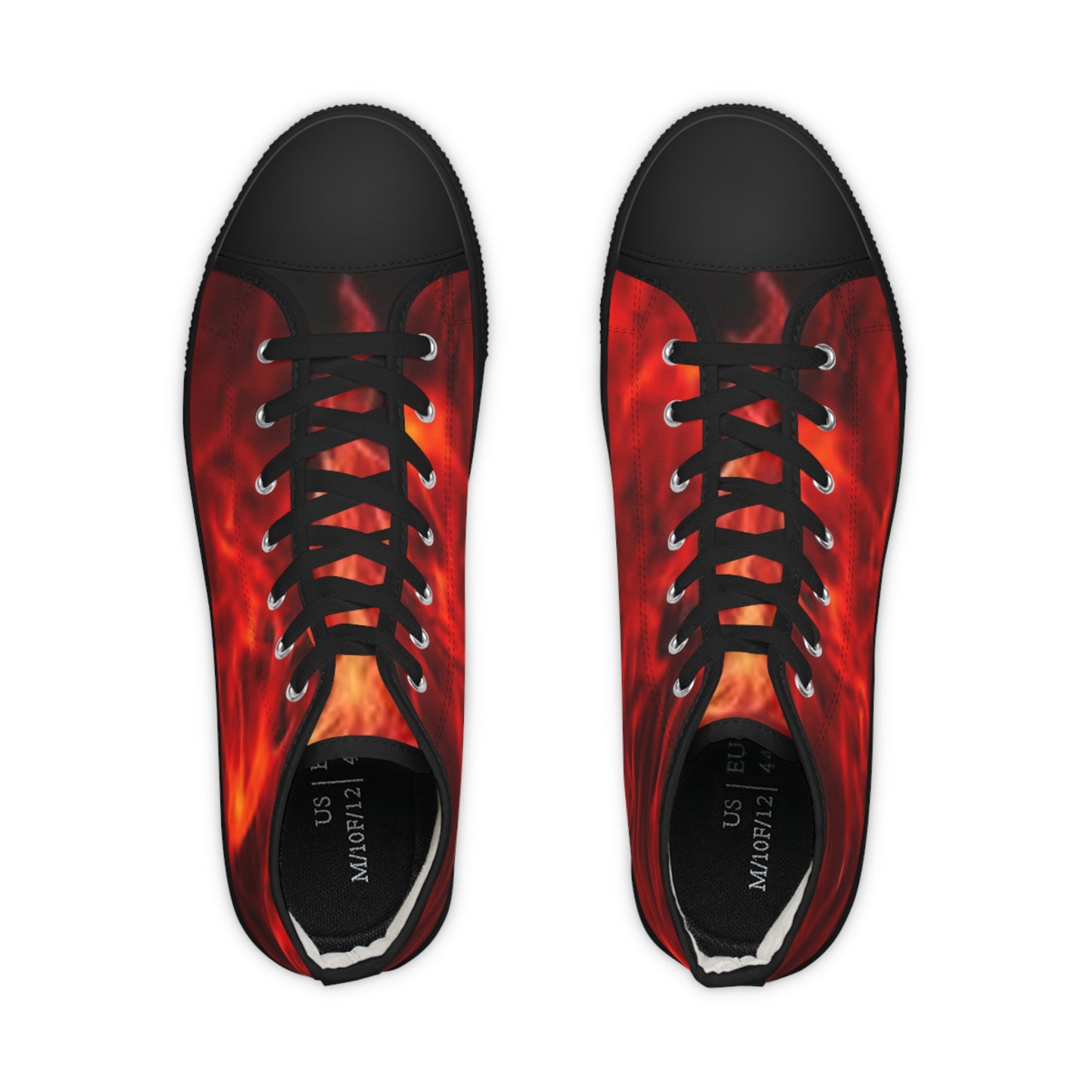 Red Flame High Top - Men's High Top Sneakers