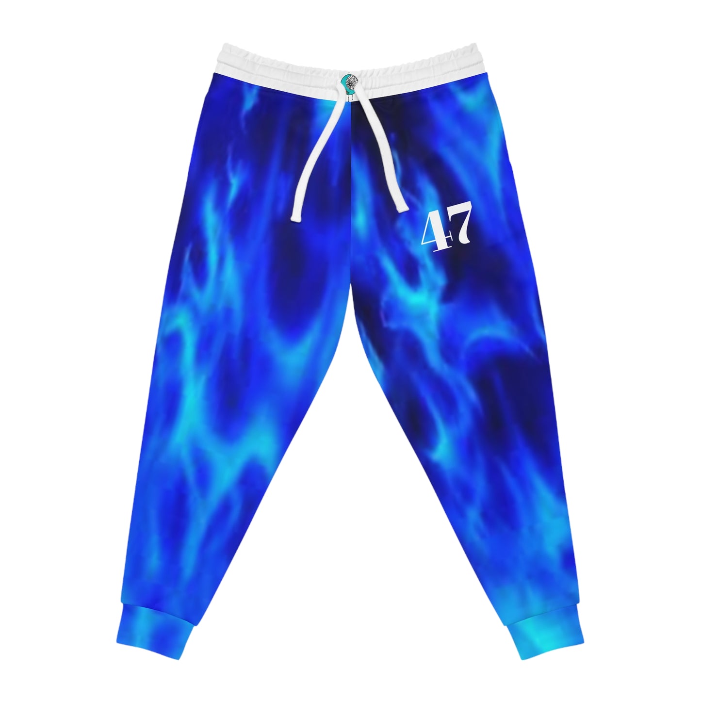 Blue Flame Unisex - Athletic Joggers (AOP)