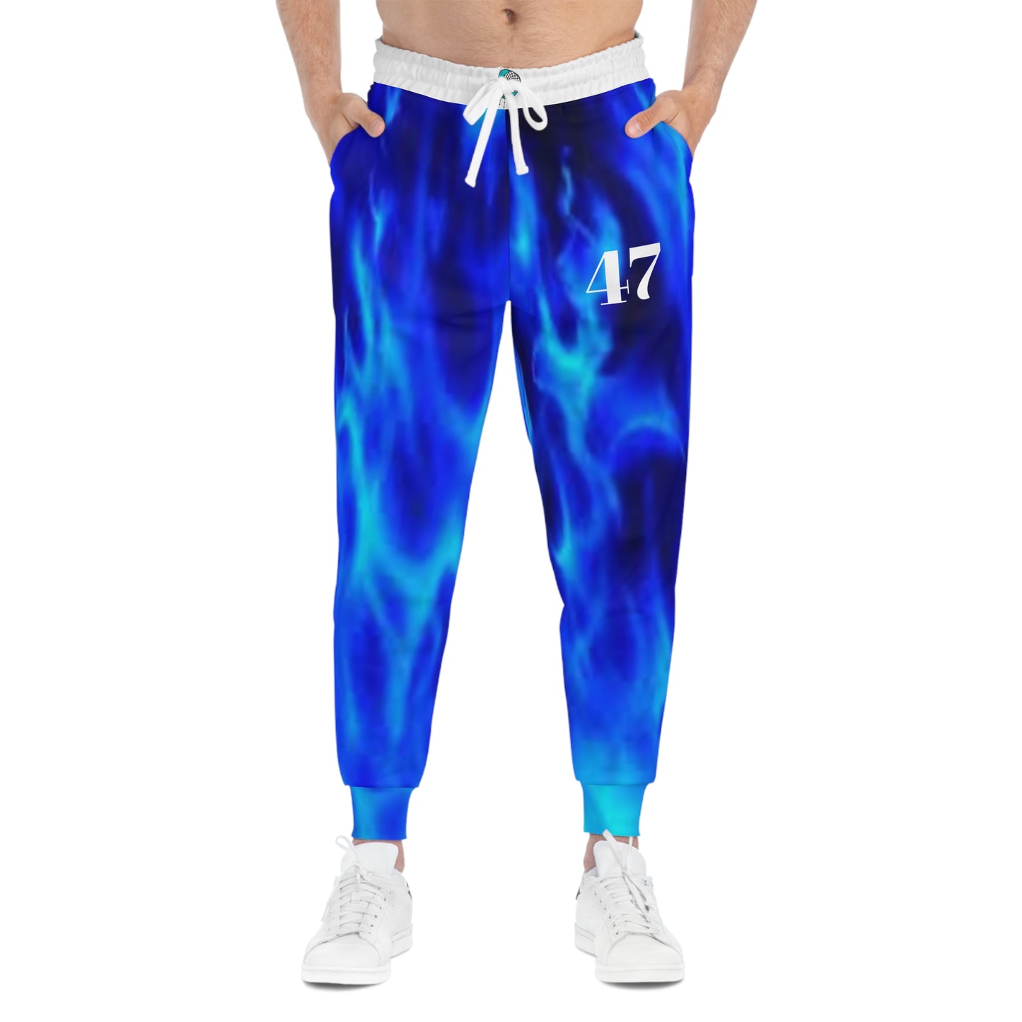 Blue Flame Unisex - Athletic Joggers (AOP)