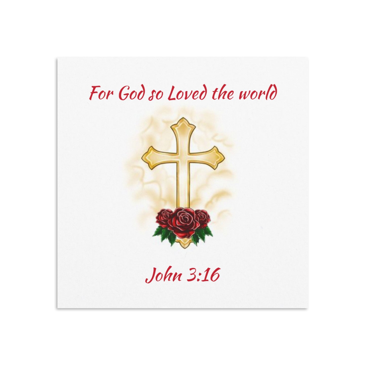 John 3:16 - For God So Loved the World -Twin Hearts Necklace