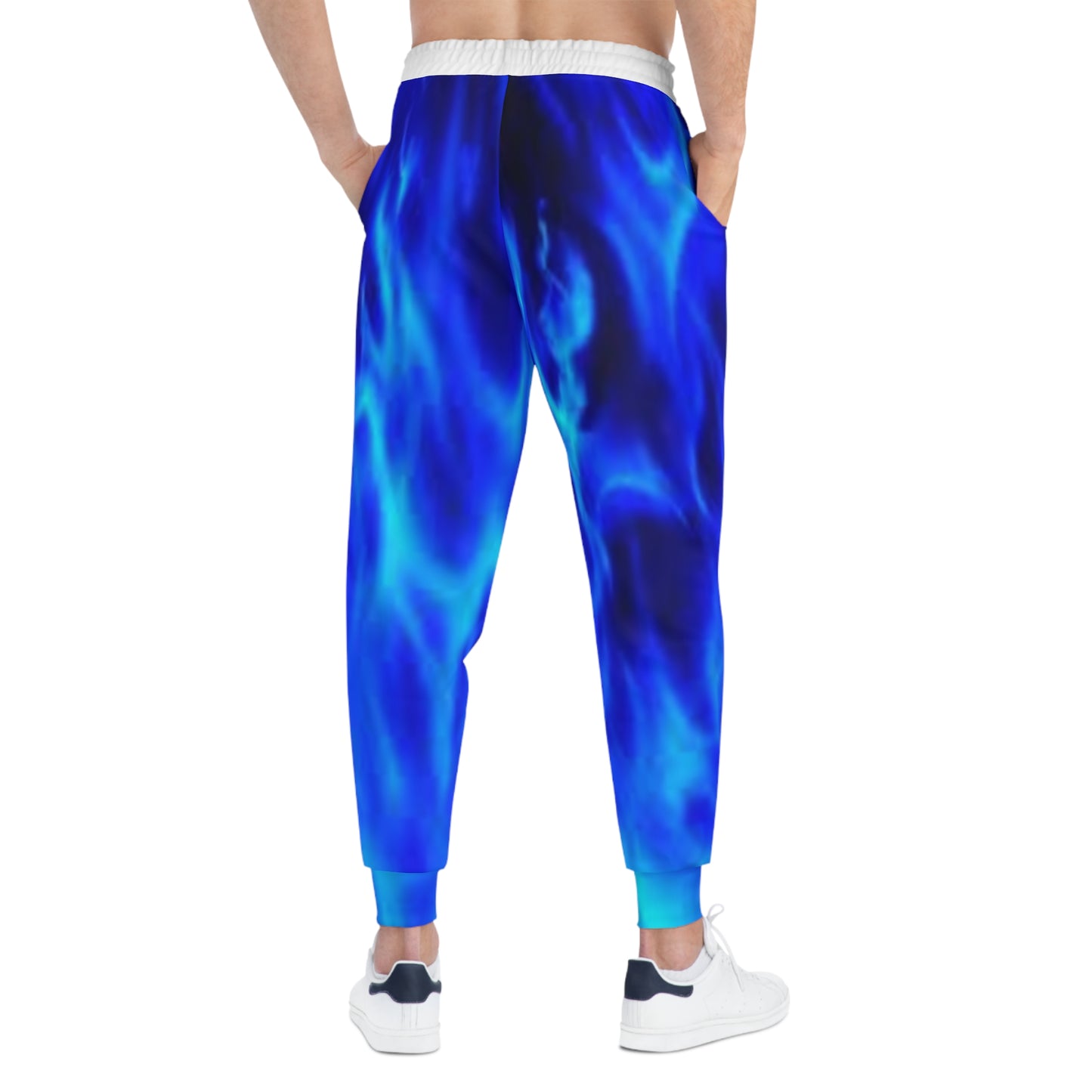 Blue Flame Unisex - Athletic Joggers (AOP)