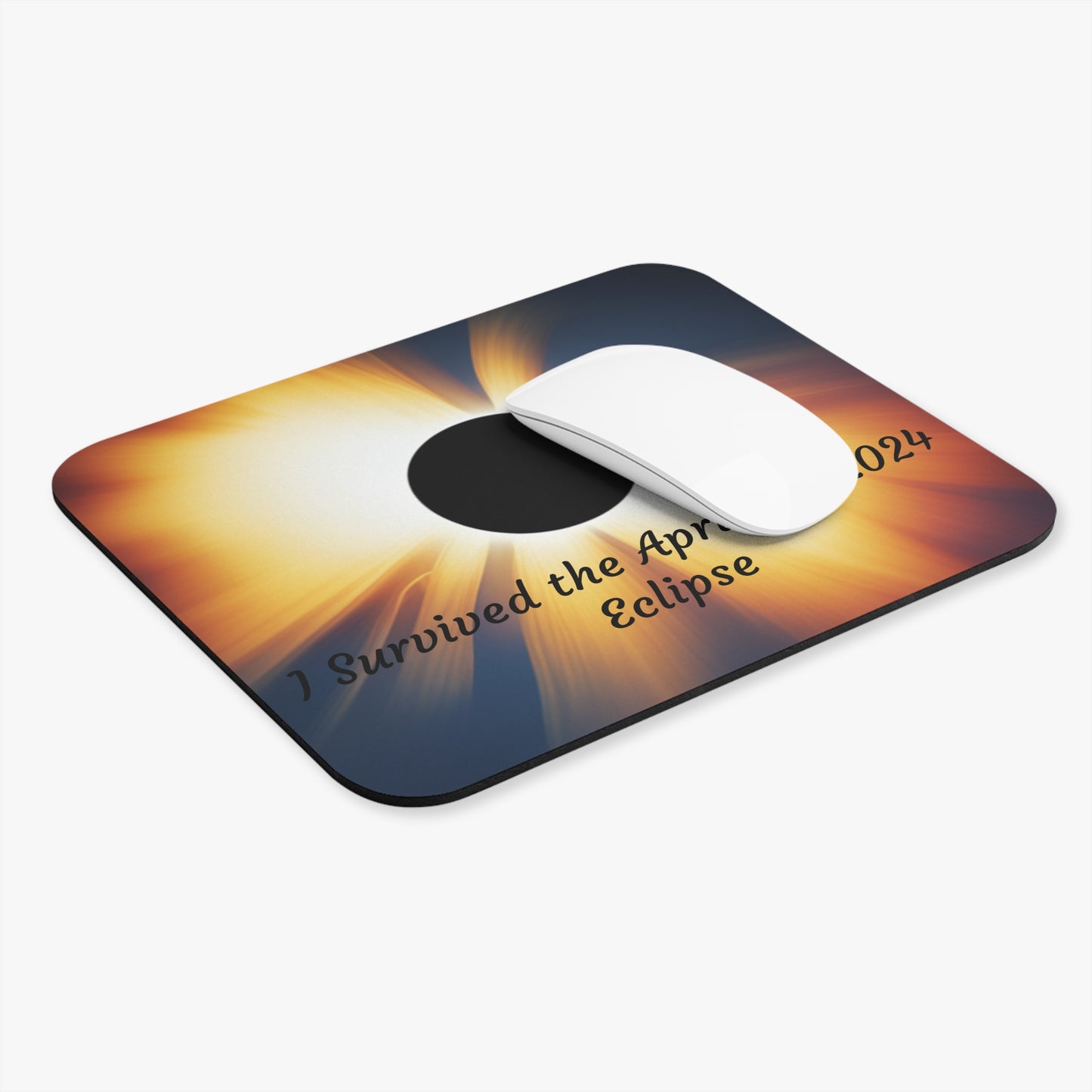 I Survived April 8th 2024 Eclipse Mouse Pad (Rectangle)