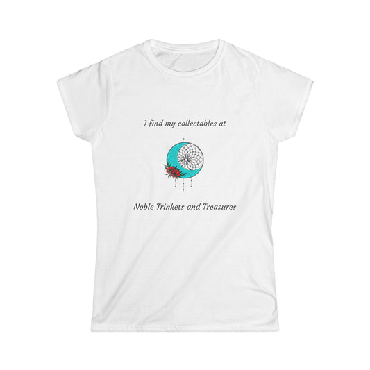 I Find My Collectables at Women's Softstyle Tee