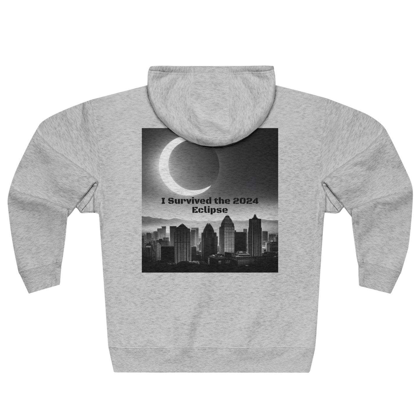 I Survived the 2024 Eclipse Unisex Zip Hoodie