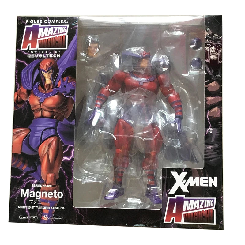 Amazing Yamaguchi Revoltech Deadpool GAMBIT X-MEN Magneto Batman Dark Knight X-Men Wolverine Logan Howlett Action Figure Toys