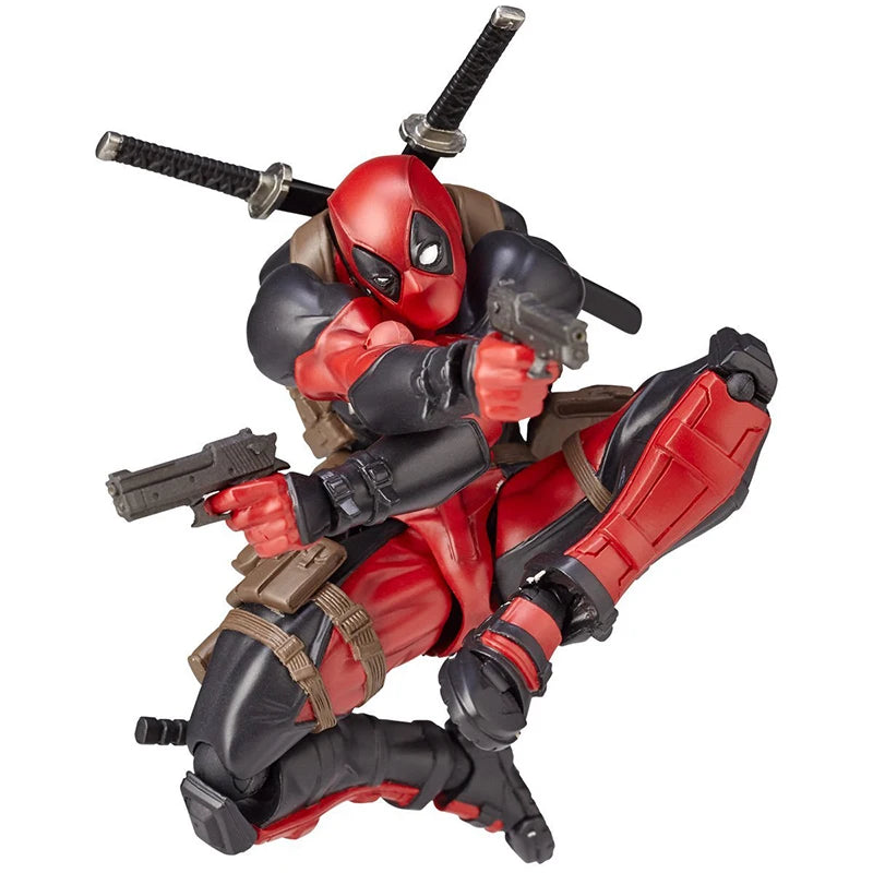 Amazing Yamaguchi Revoltech Deadpool GAMBIT X-MEN Magneto Batman Dark Knight X-Men Wolverine Logan Howlett Action Figure Toys