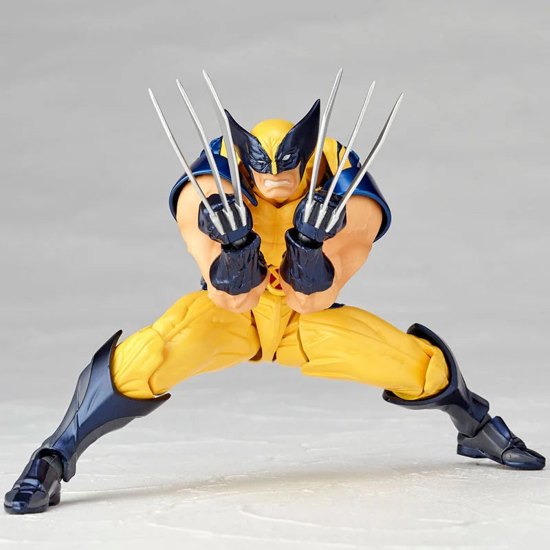 Amazing Yamaguchi Revoltech Deadpool GAMBIT X-MEN Magneto Batman Dark Knight X-Men Wolverine Logan Howlett Action Figure Toys