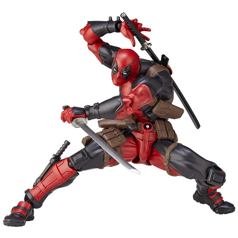 Amazing Yamaguchi Revoltech Deadpool GAMBIT X-MEN Magneto Batman Dark Knight X-Men Wolverine Logan Howlett Action Figure Toys