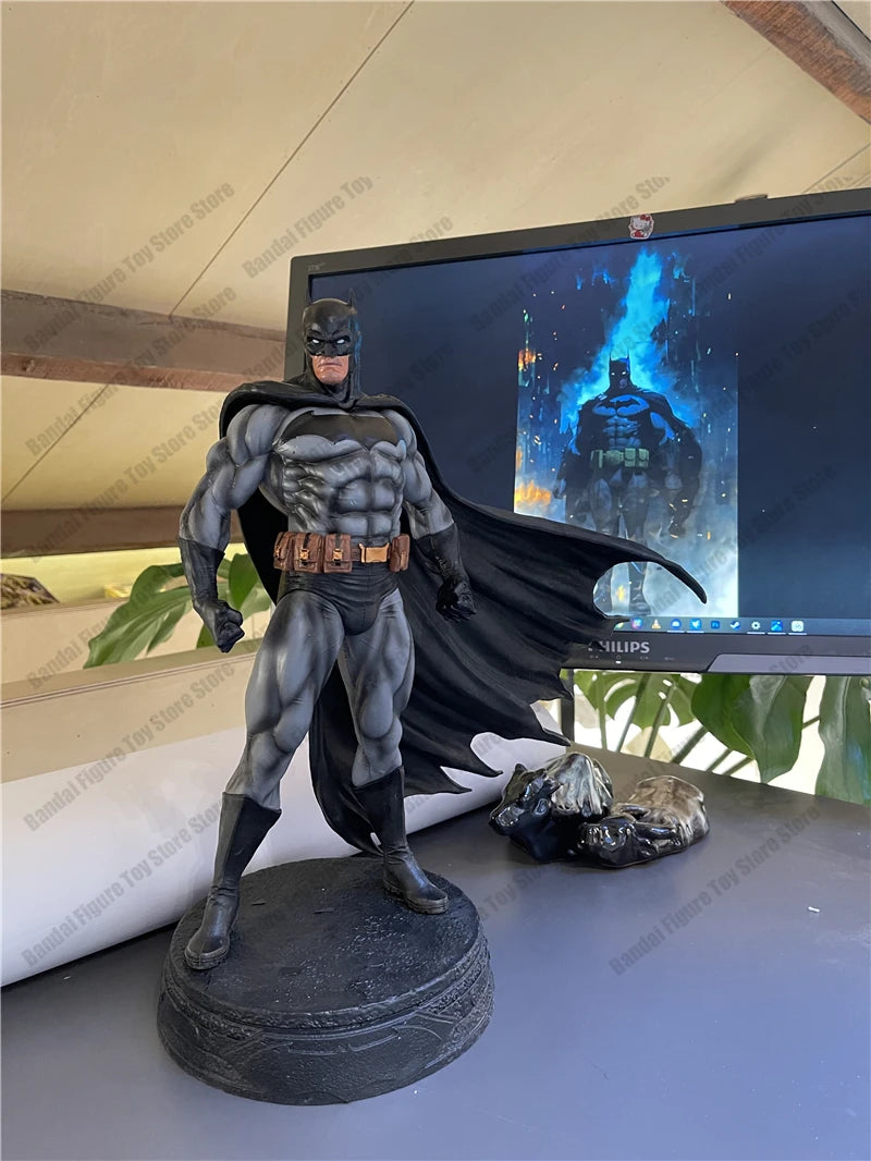 Giant 38cm Dark Knight Batman Anime Figurine Model Ornament Toys Gk Action Figure Justice League Standing Batman Ornament Gift