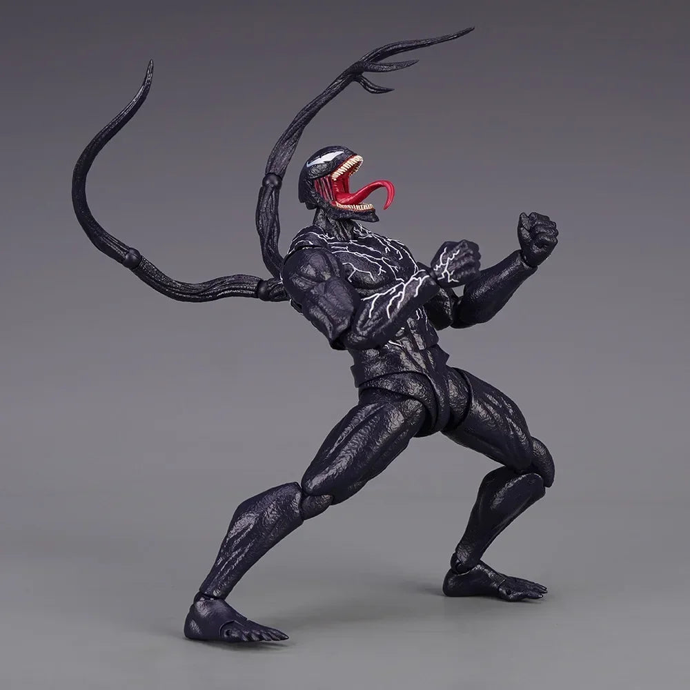 AMAZING YAMAGUCHI Venom Carnage Spider Man legends Action Figure Joint Movable Face Statue Model Doll Collectible kids for Toy