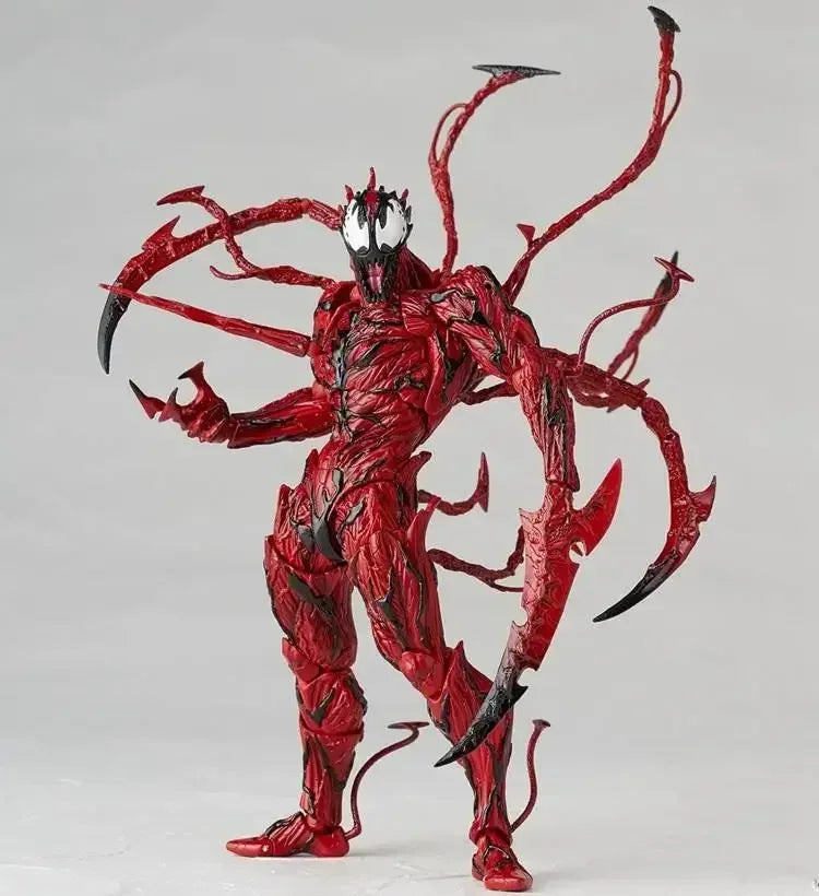 AMAZING YAMAGUCHI Venom Carnage Spider Man legends Action Figure Joint Movable Face Statue Model Doll Collectible kids for Toy