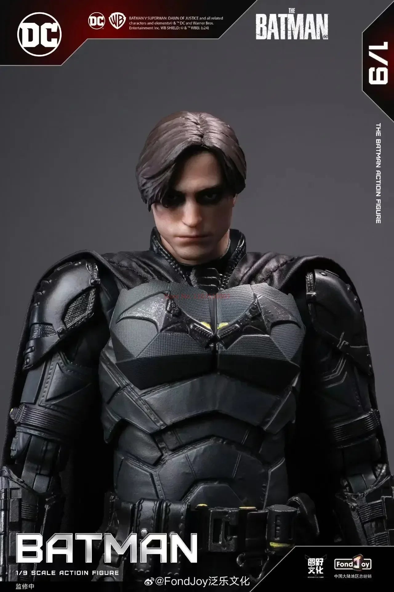 1/9 Scale 2024 Batman Anime Figure Original Fondjoy Robert Batman Action Figure New Children Toys Decor Birthday Gift