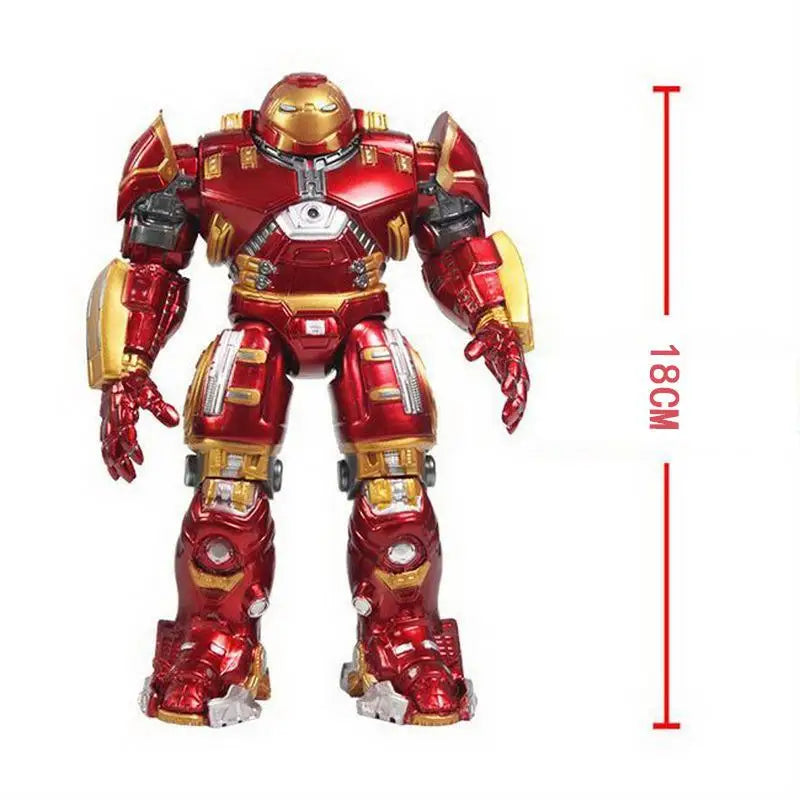 Disney The Avengers Action Figure Models Luminous Iron Man Hulkbuster Hulk Alliance Joints Movable Doll Collection Toy Boy Gift