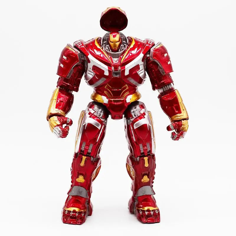 Disney The Avengers Action Figure Models Luminous Iron Man Hulkbuster Hulk Alliance Joints Movable Doll Collection Toy Boy Gift