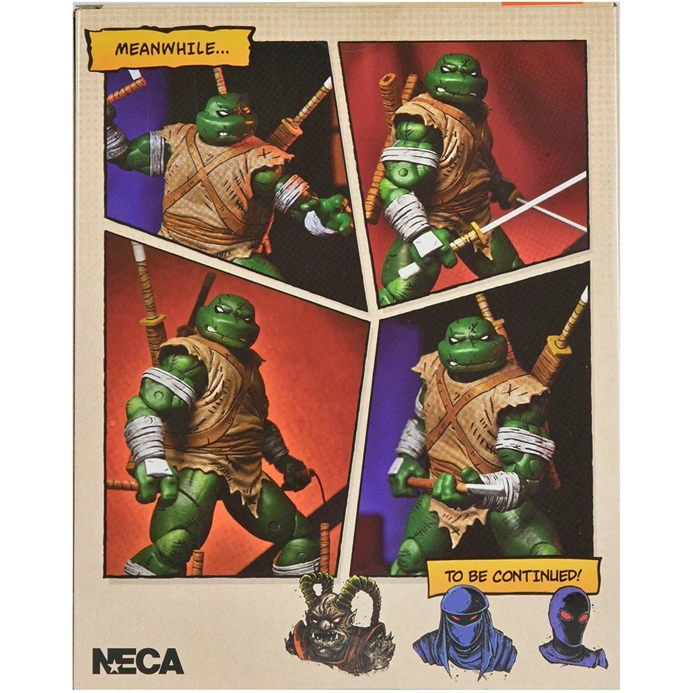 Original In Stock NECA 54372 Teenage Mutant Ninja Turtles Michelangelo The Wanderer Mirage Comics 7 Inch Action Figure Model