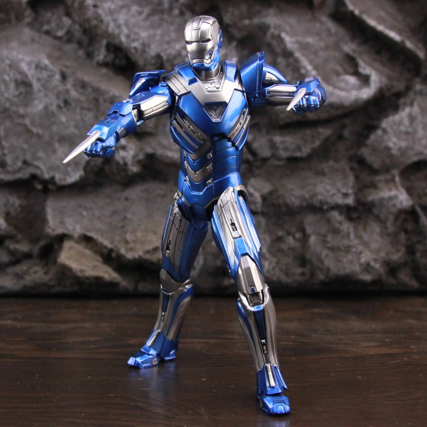 ZD Toys Marvel Studios Infinity SAGA Iron Man MK30 Mark 30 Mark XXX Blue Steel 7" 1/10 Action Figure Stark Legends Toys Doll