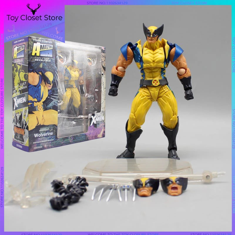 Wolverine Figure X-men Werewolf Joints Action Figure Ok Model James Howlett 15cm Pvc Logan Collection Toys Kids Gifts