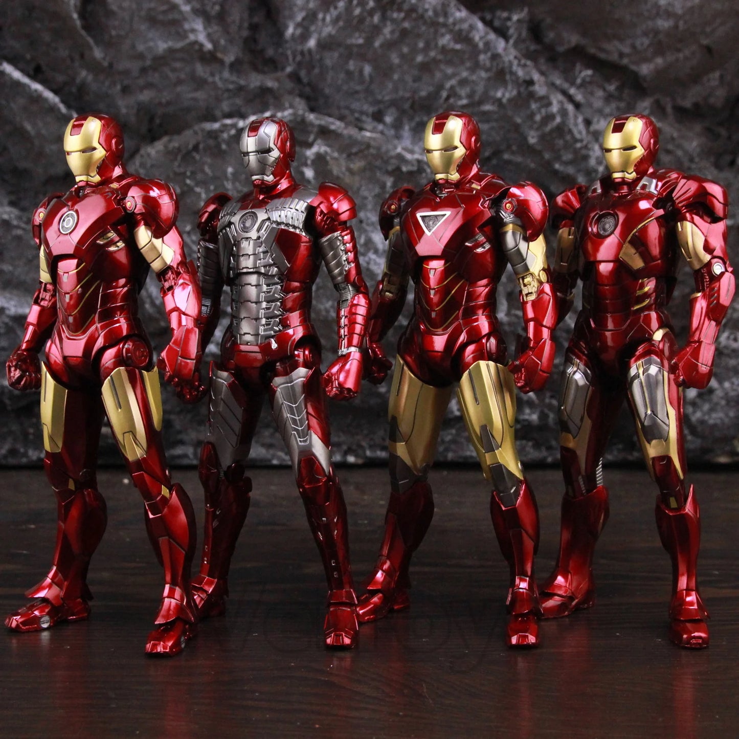 ZD Toys Marvel Iron Man MK46 MK45 MK1 MK2 MK3 MK4 MK5 MK6 MK7 MK33 MK17 7" Movie Action Figure Iron Mark 1 2 3 4 5 6 7 Legends