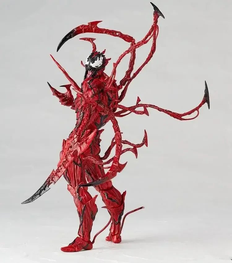 AMAZING YAMAGUCHI Venom Carnage Spider Man legends Action Figure Joint Movable Face Statue Model Doll Collectible kids for Toy