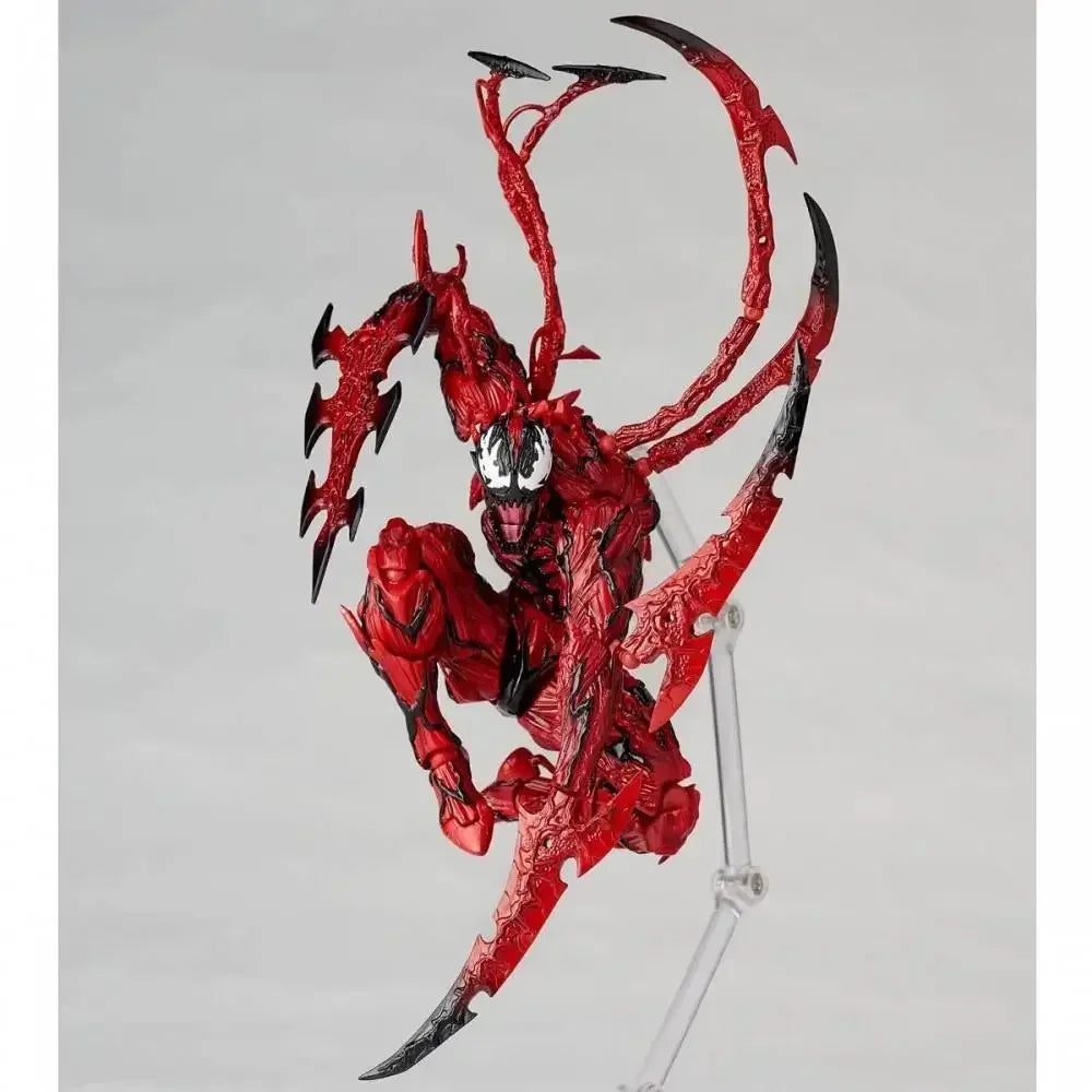 AMAZING YAMAGUCHI Venom Carnage Spider Man legends Action Figure Joint Movable Face Statue Model Doll Collectible kids for Toy