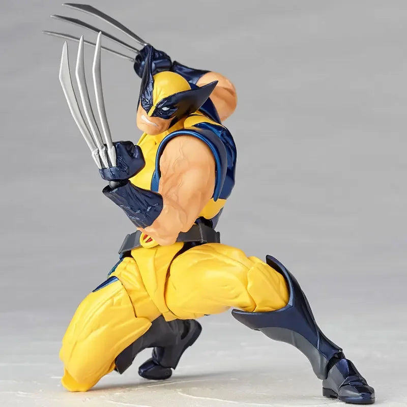 Revoltech YAMAGUCHI Wolverine Action Figure Wolverine Logan Toys X-Men Model Toy Joint Movable Doll Decor Birthday Gift For Kids